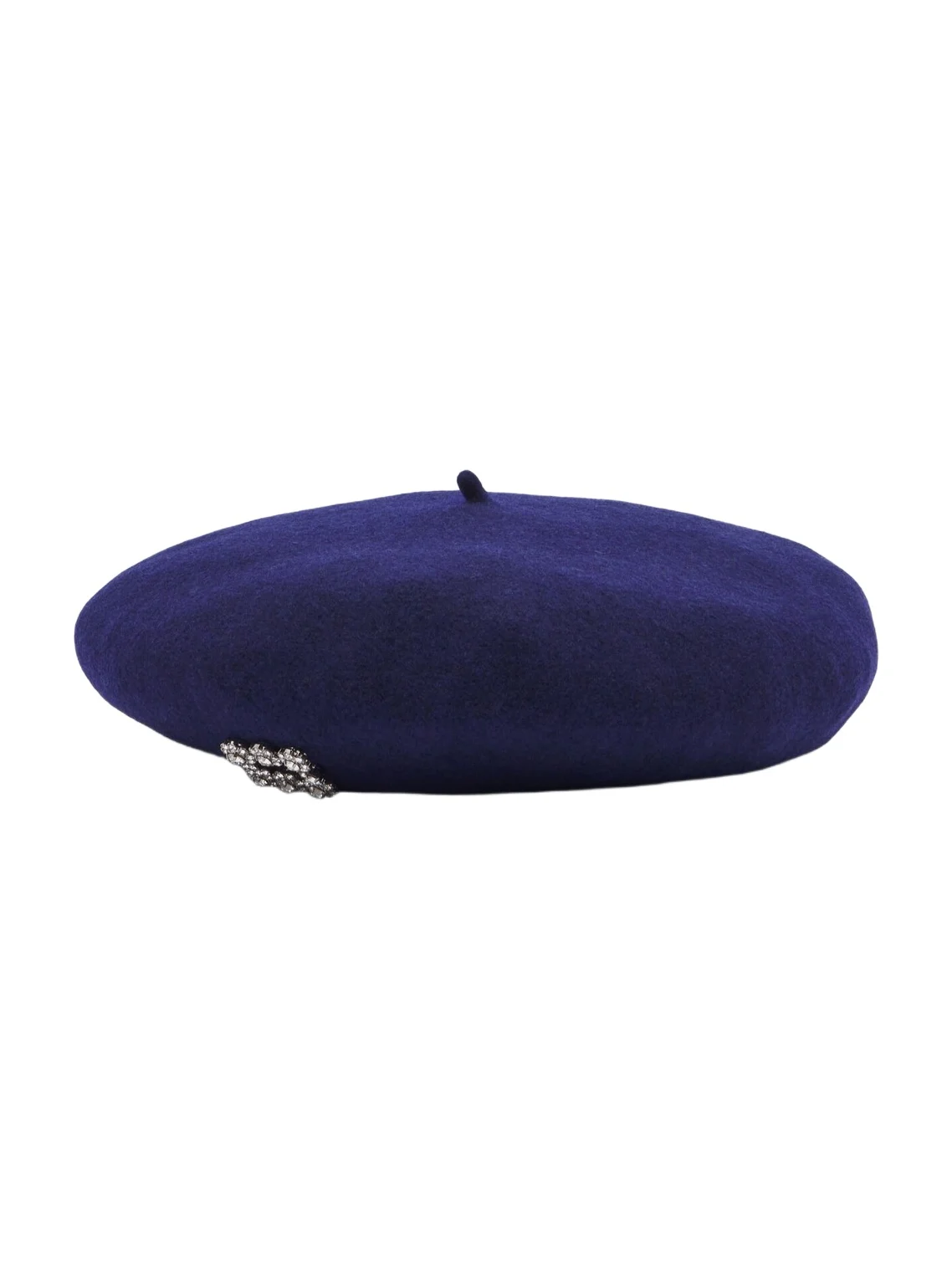 Crystal-embellished wool beret Crystal-embellished wool beret