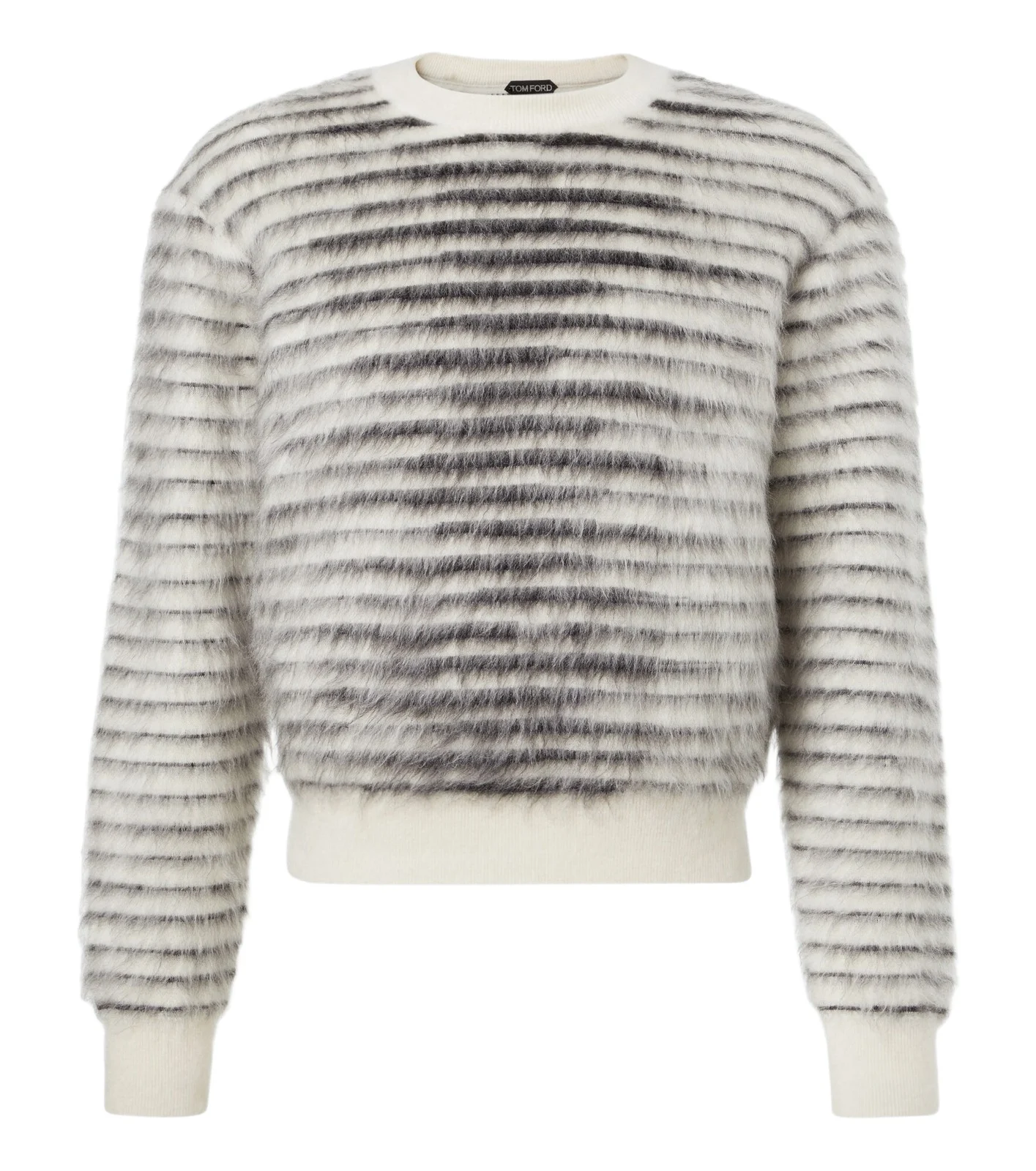 Tom Ford Striped mohair, wool, and silk-blend sweater