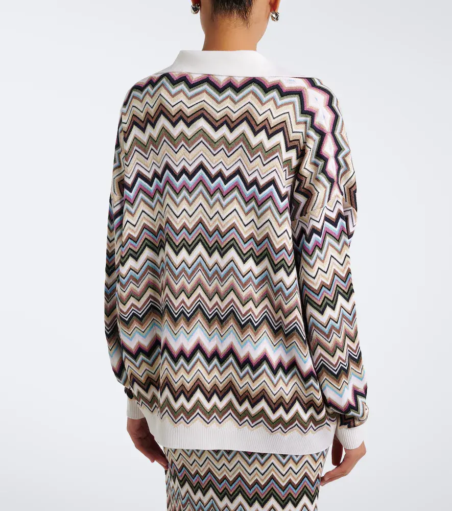 Missoni Zigzag polo sweater | Thumbnail 2