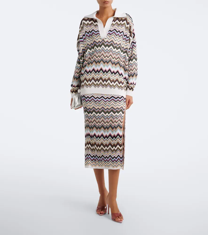 Missoni Zigzag polo sweater | Thumbnail 3