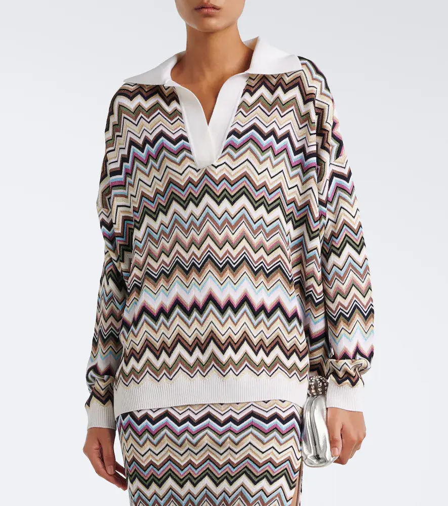 Missoni Zigzag polo sweater | Thumbnail 5