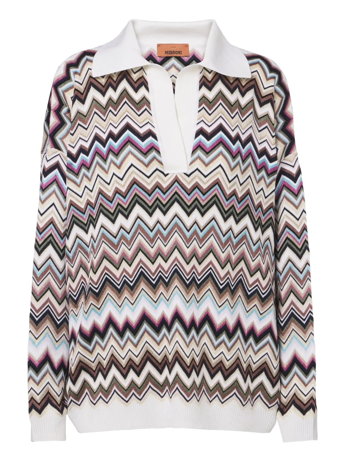 Missoni Zigzag polo sweater