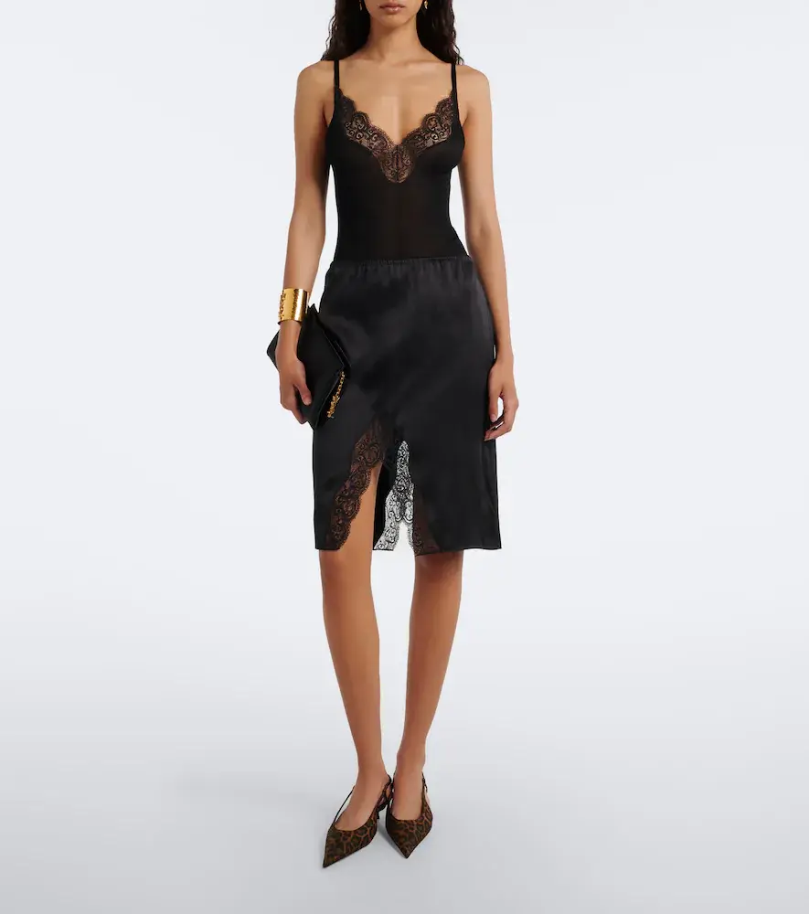 Saint Laurent Secret leopard-print slingback pumps | Thumbnail 6