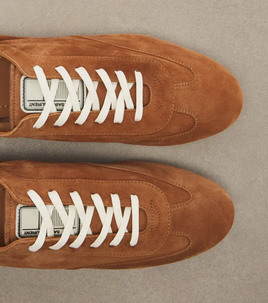 Saint Laurent Lewis suede sneakers | Thumbnail 4 Saint Laurent Lewis suede sneakers | Thumbnail 4