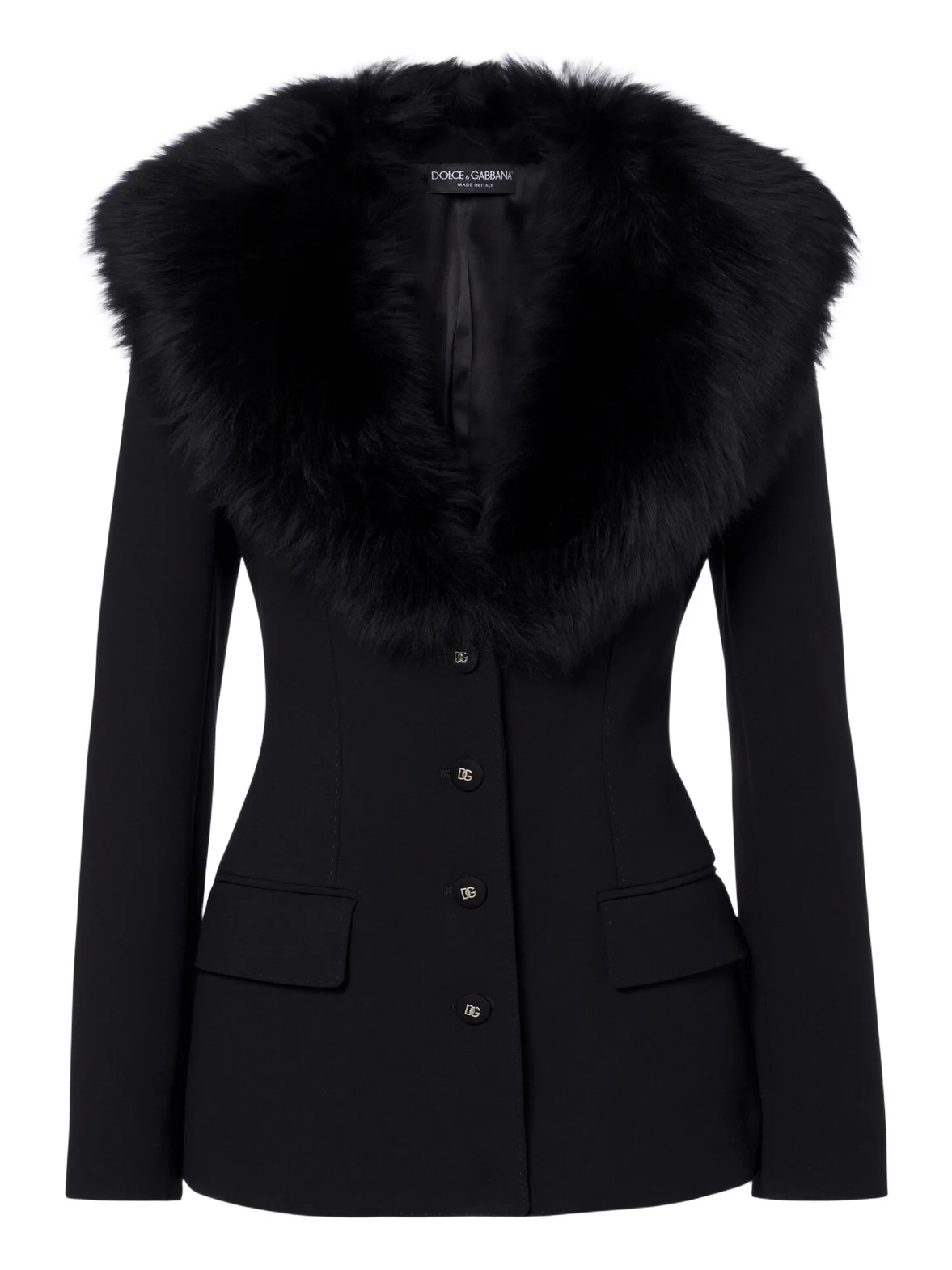 Dolce & Gabbana DG wool-blend jacket