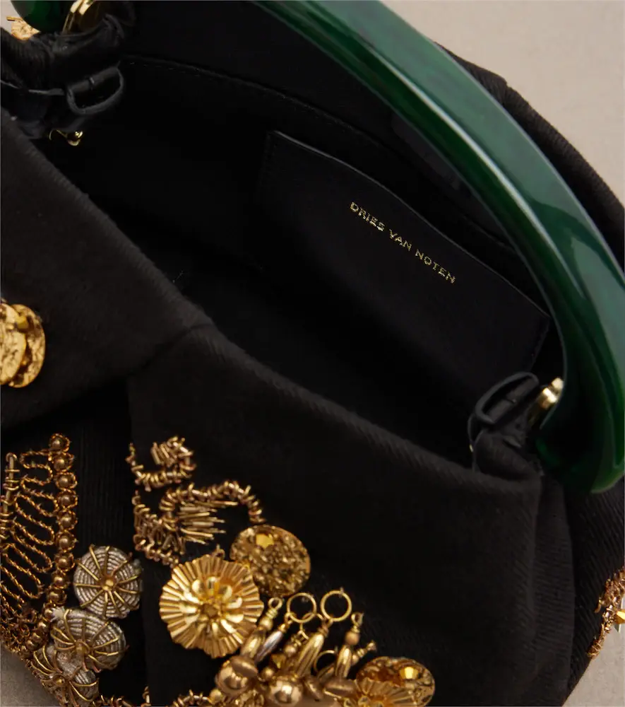 Dries Van Noten Small embellished top-handle bag | Thumbnail 4 Dries Van Noten Small embellished top-handle bag | Thumbnail 4