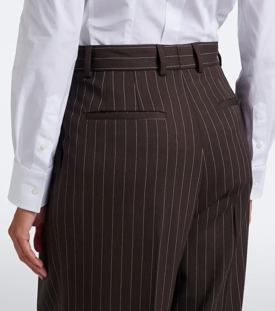 Dolce & Gabbana Pinstripe wool-blend wide-leg pants | Thumbnail 2 Dolce & Gabbana Pinstripe wool-blend wide-leg pants | Thumbnail 2