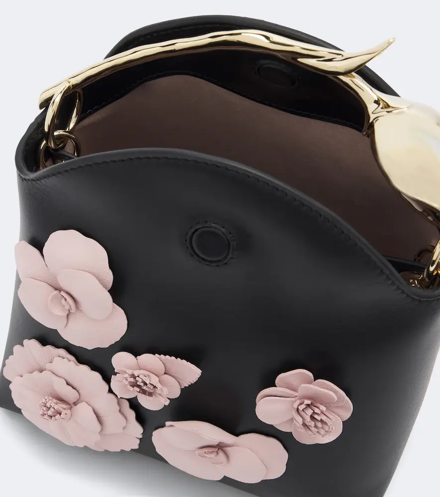 Erdem Bloom Mini appliqué leather top-handle bag | Thumbnail 2 Erdem Bloom Mini appliqué leather top-handle bag | Thumbnail 2