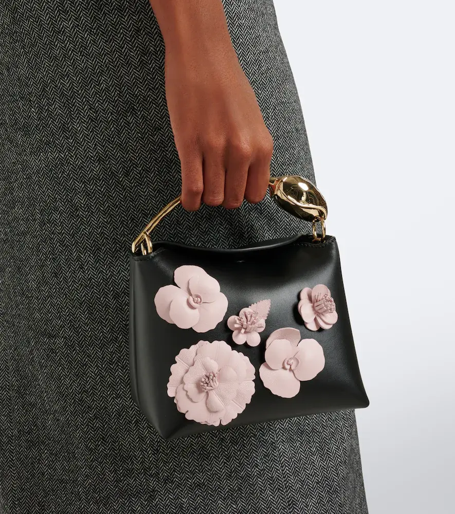 Erdem Bloom Mini appliqué leather top-handle bag | Thumbnail 5 Erdem Bloom Mini appliqué leather top-handle bag | Thumbnail 5