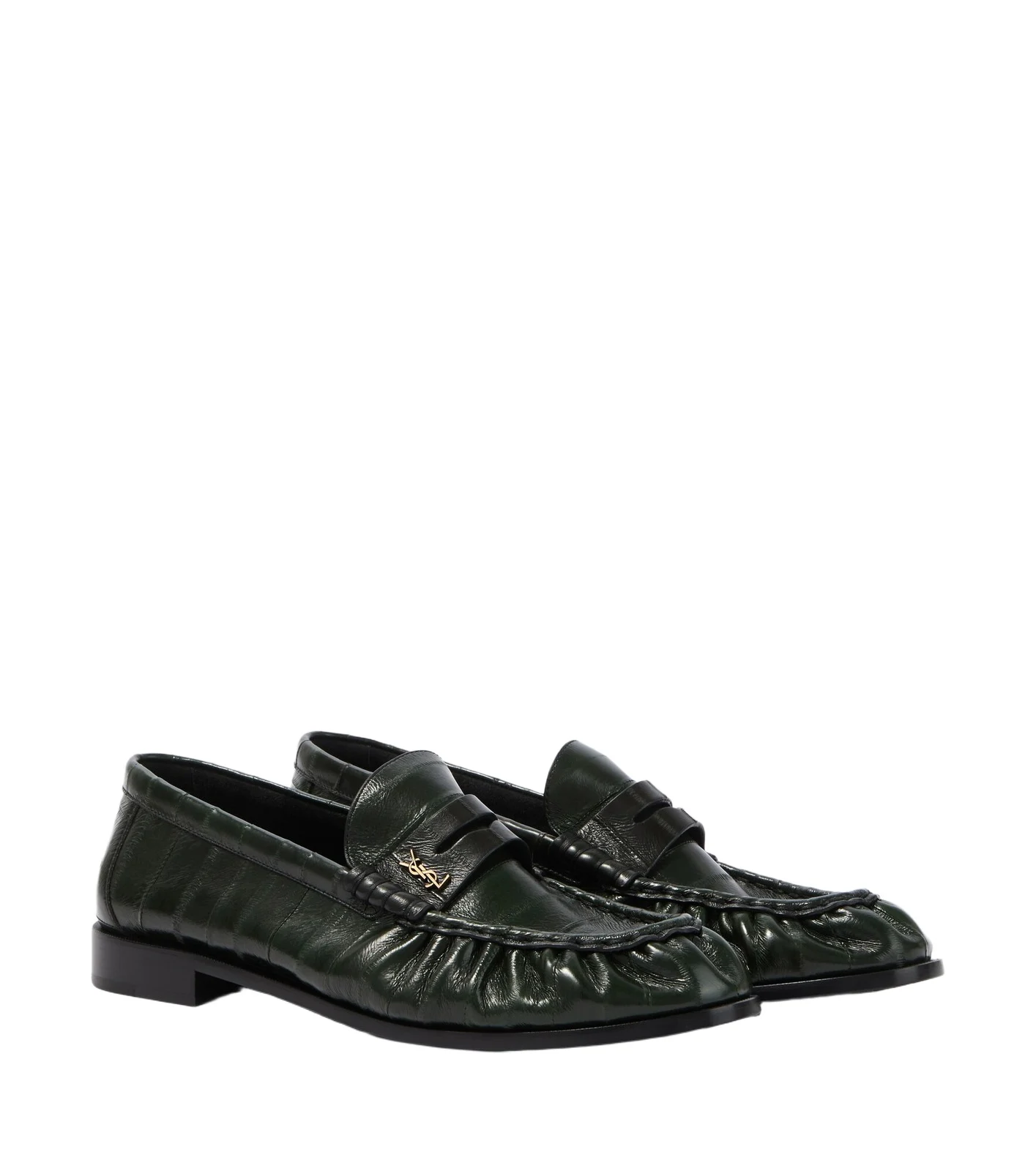 Saint Laurent Le Loafer eel leather loafers