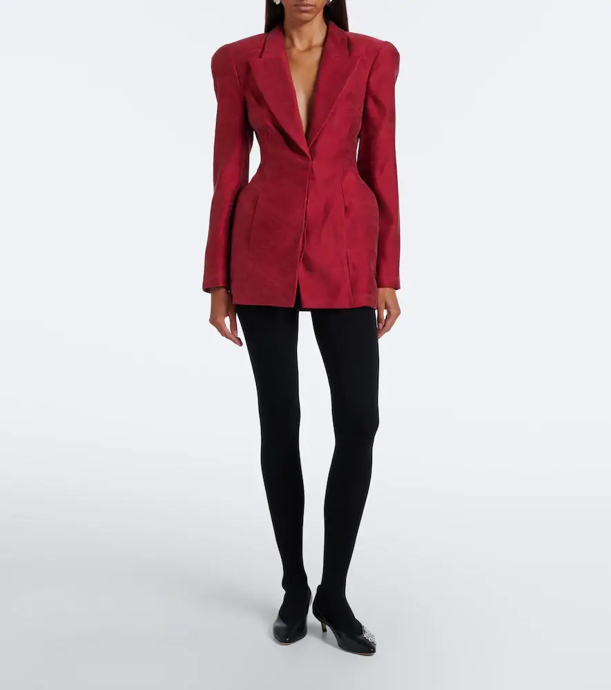 Magda Butrym Silk blazer dress | Thumbnail 2 Magda Butrym Silk blazer dress | Thumbnail 2