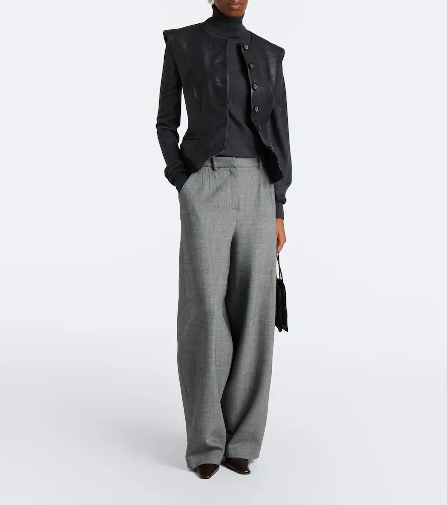 Magda Butrym Draped wool turtleneck sweater | Thumbnail 2