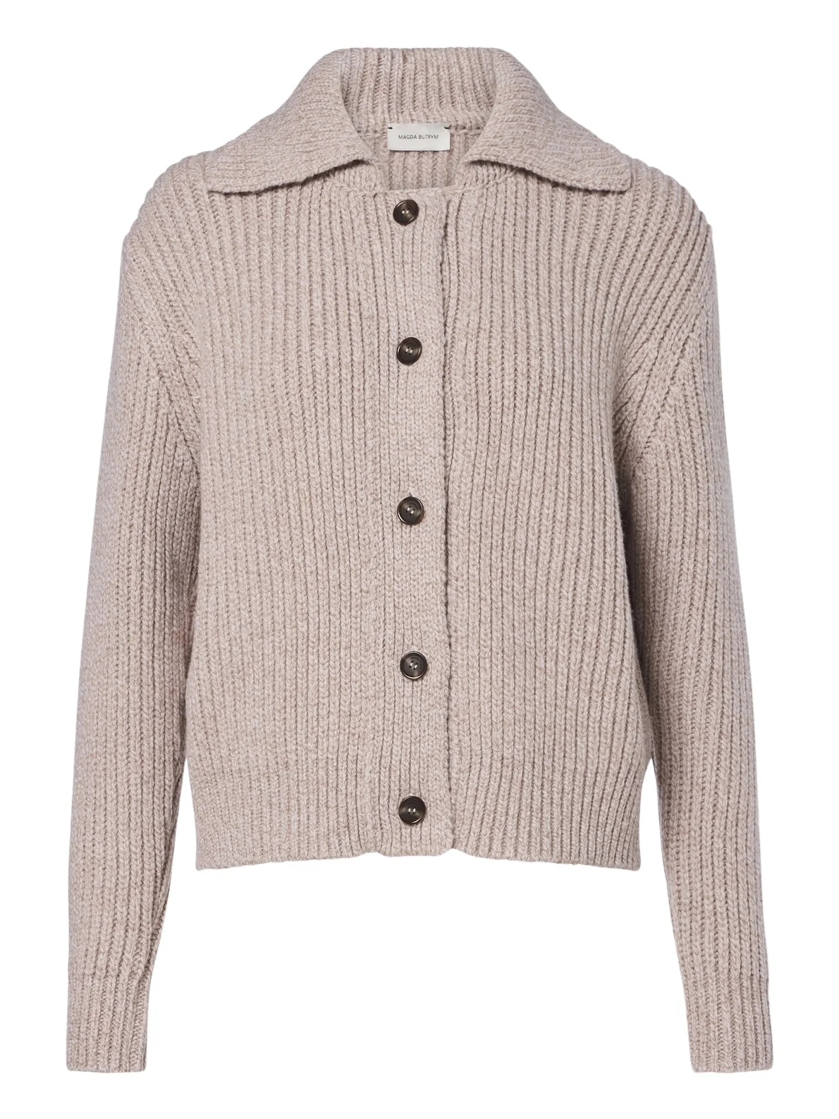 Magda Butrym Ribbed-knit wool cardigan