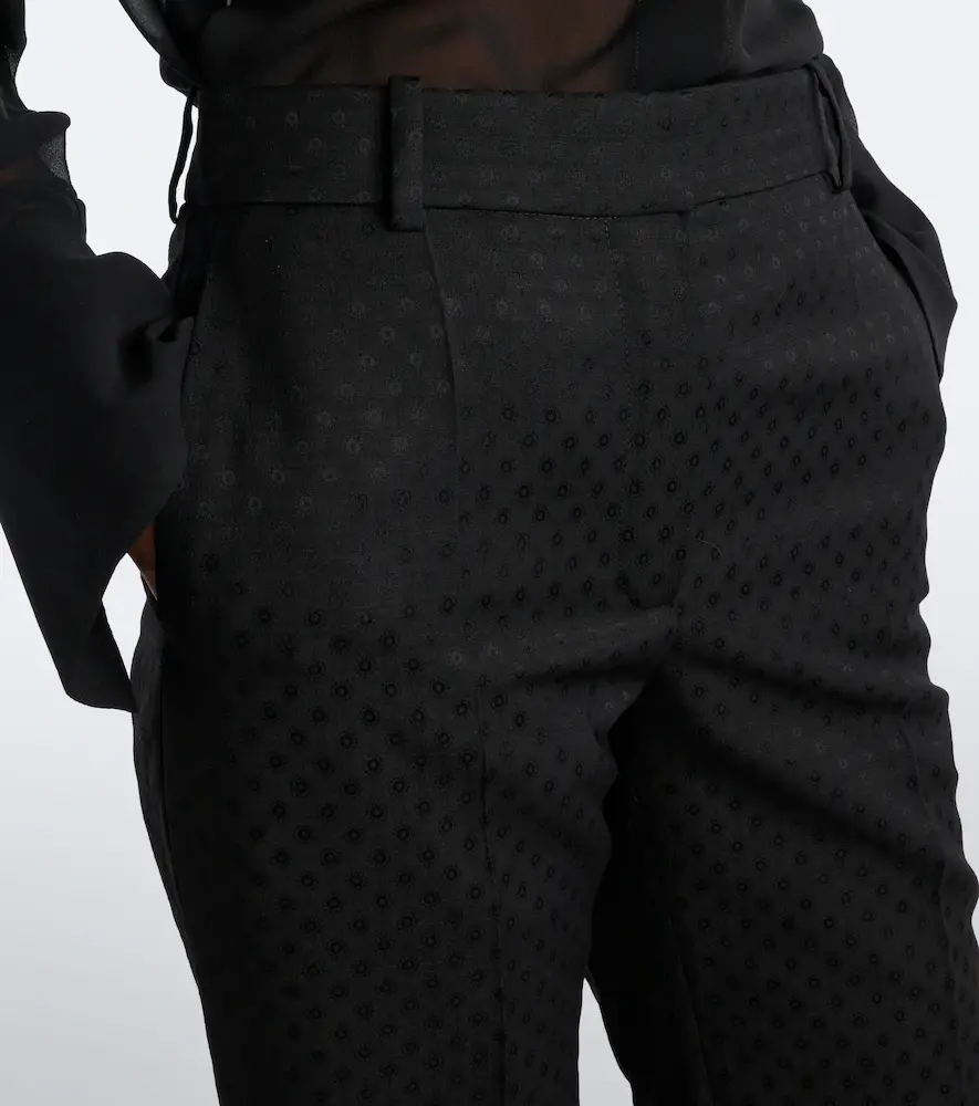 Nina Ricci Wool-blend flared pants | Thumbnail 2 Nina Ricci Wool-blend flared pants | Thumbnail 2