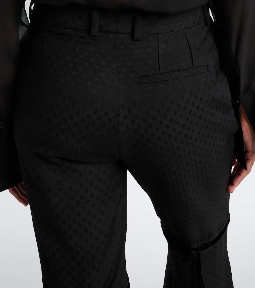 Nina Ricci Wool-blend flared pants | Thumbnail 3 Nina Ricci Wool-blend flared pants | Thumbnail 3