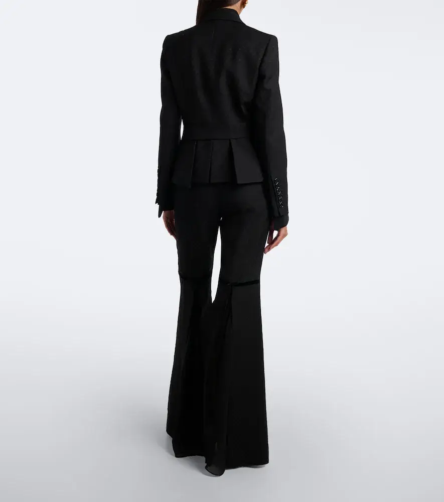 Nina Ricci Wool-blend flared pants | Thumbnail 4 Nina Ricci Wool-blend flared pants | Thumbnail 4
