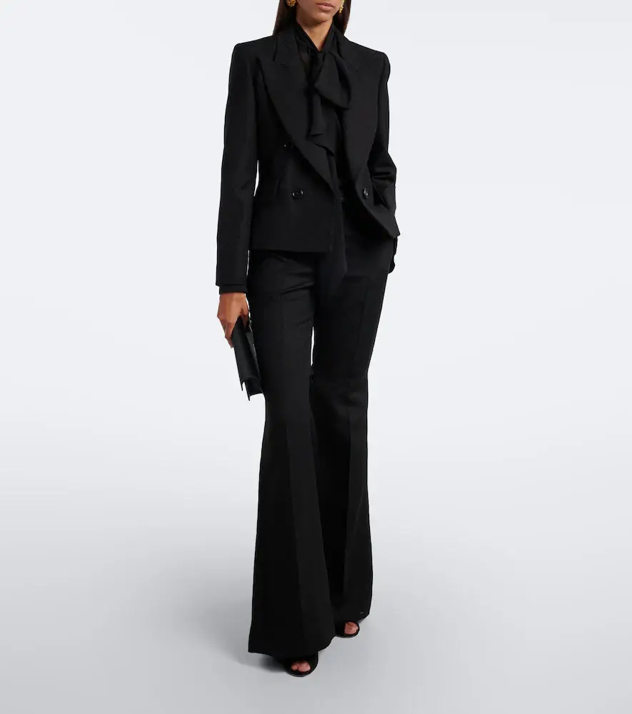 Nina Ricci Wool-blend flared pants | Thumbnail 5 Nina Ricci Wool-blend flared pants | Thumbnail 5