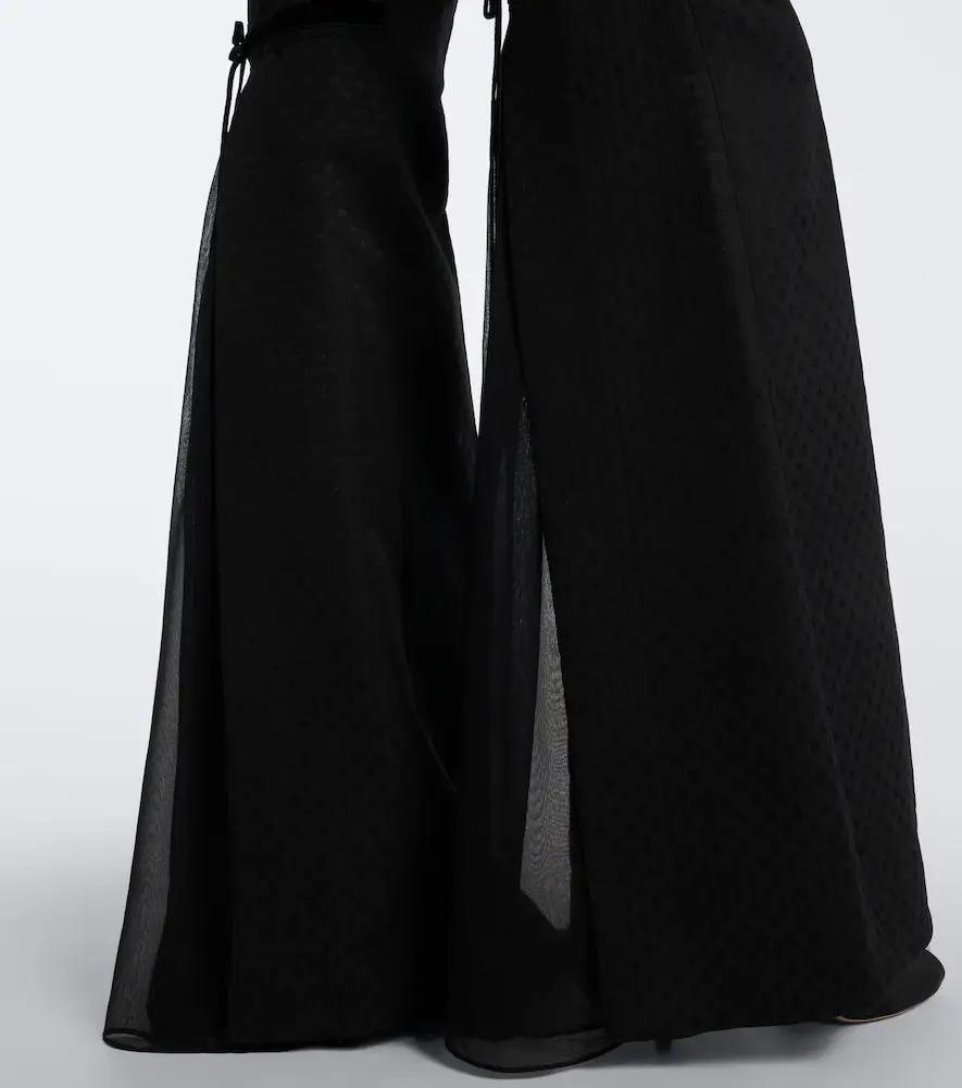 Nina Ricci Wool-blend flared pants | Thumbnail 6 Nina Ricci Wool-blend flared pants | Thumbnail 6
