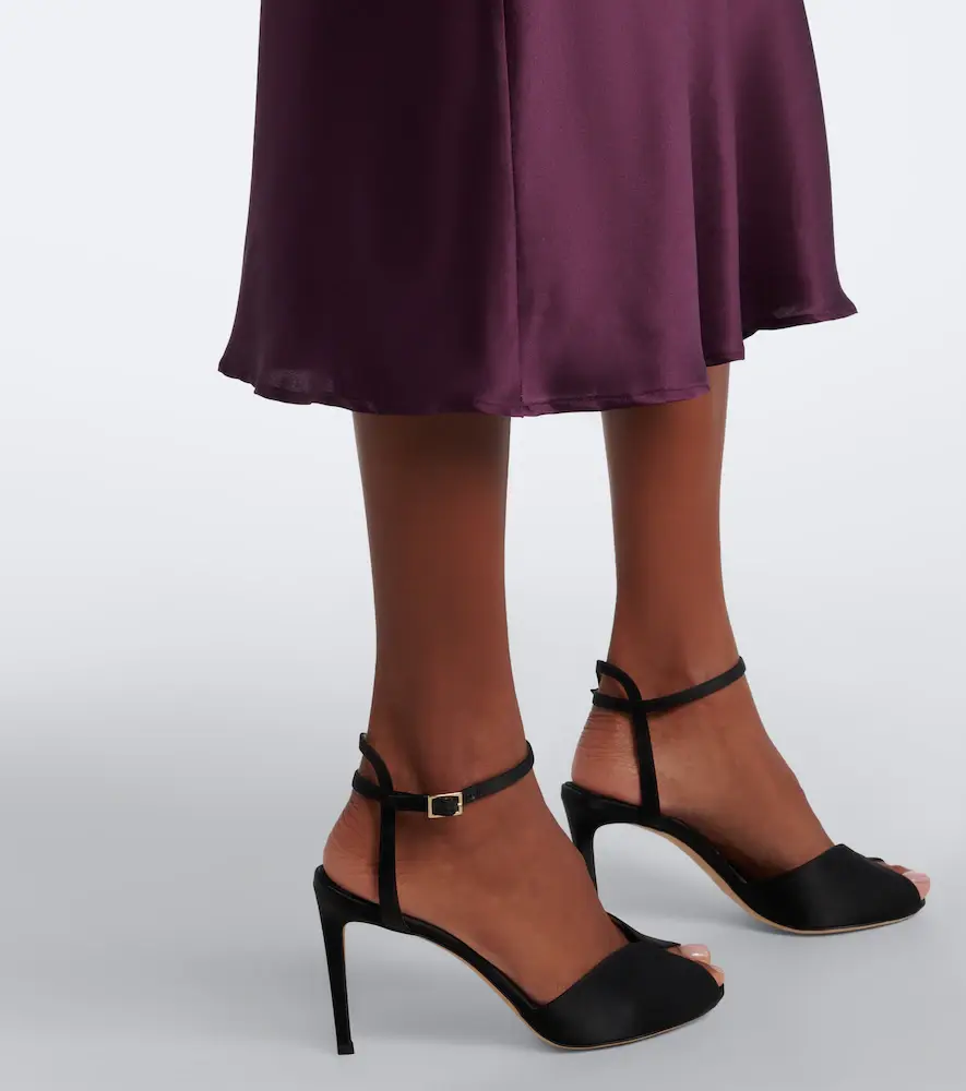 Nina Ricci Silk-blend midi skirt | Thumbnail 6 Nina Ricci Silk-blend midi skirt | Thumbnail 6