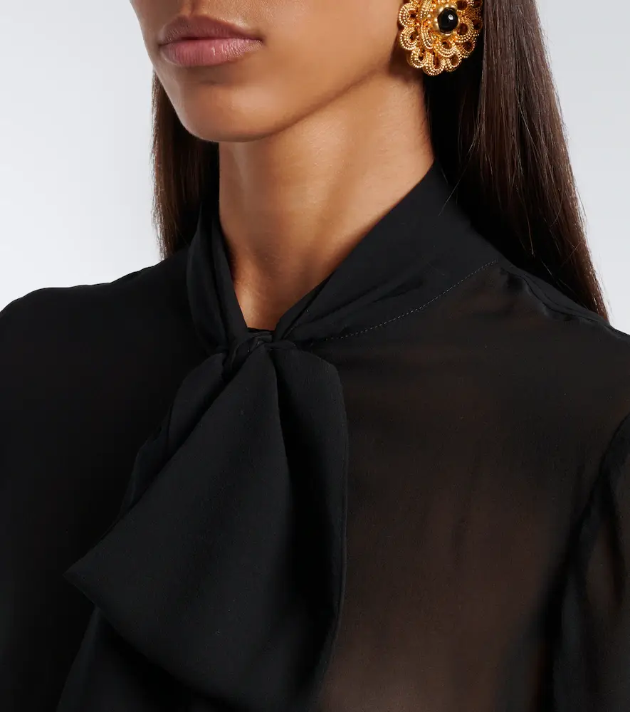 Nina Ricci Silk chiffon blouse | Thumbnail 5 Nina Ricci Silk chiffon blouse | Thumbnail 5