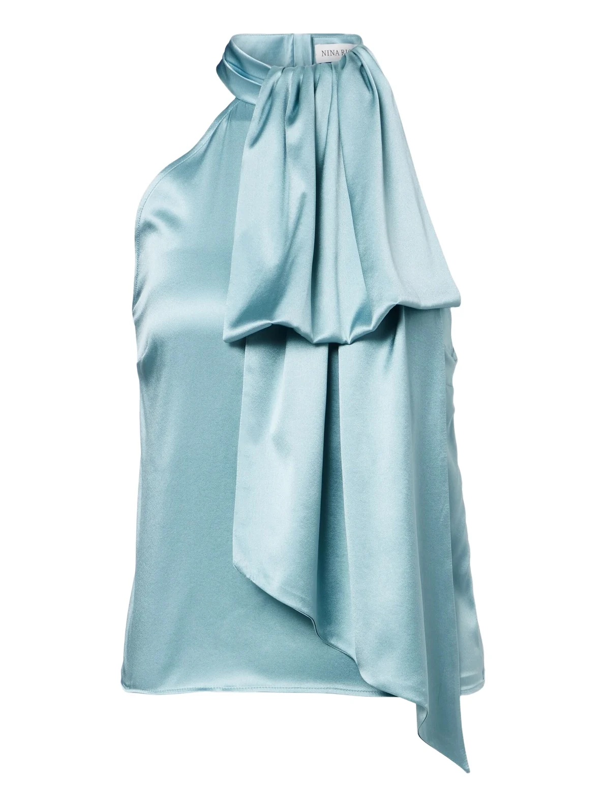 Nina Ricci Silk-blend satin top
