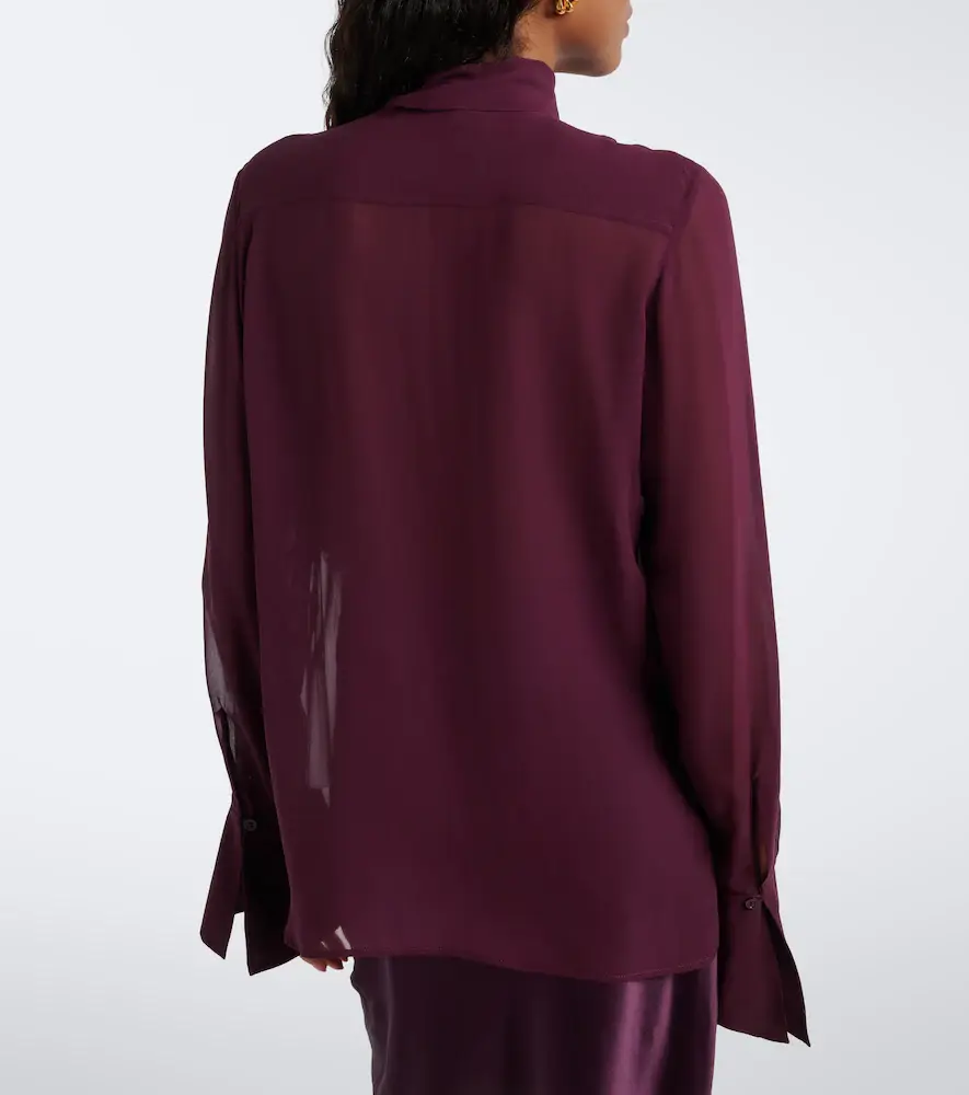 Nina Ricci Silk chiffon blouse | Thumbnail 3 Nina Ricci Silk chiffon blouse | Thumbnail 3