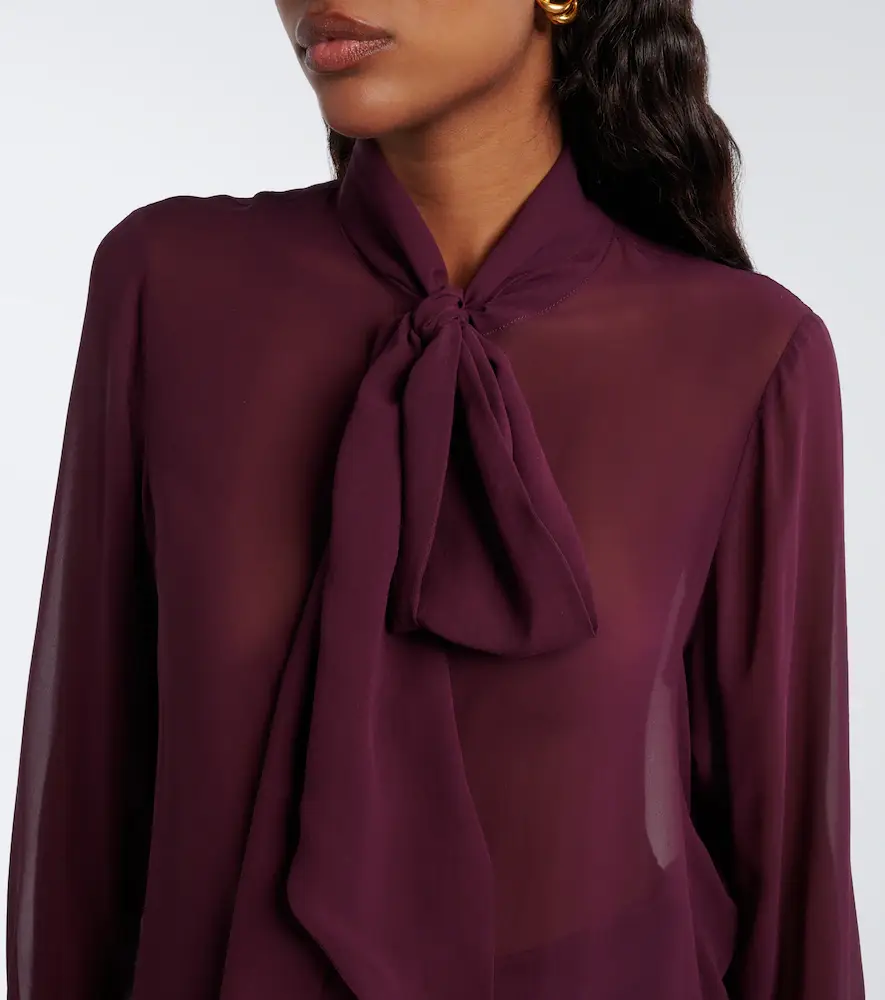 Nina Ricci Silk chiffon blouse | Thumbnail 5 Nina Ricci Silk chiffon blouse | Thumbnail 5