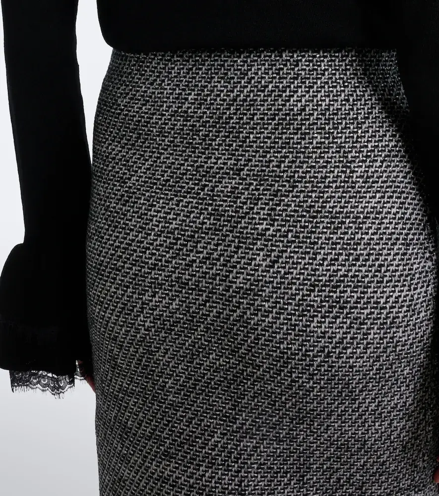 Nina Ricci Wool-blend tweed pencil skirt | Thumbnail 3 Nina Ricci Wool-blend tweed pencil skirt | Thumbnail 3