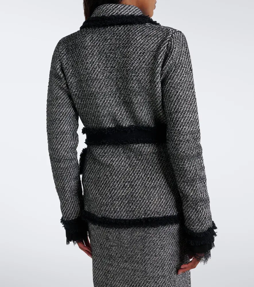 Nina Ricci Wool-blend tweed jacket | Thumbnail 5 Nina Ricci Wool-blend tweed jacket | Thumbnail 5