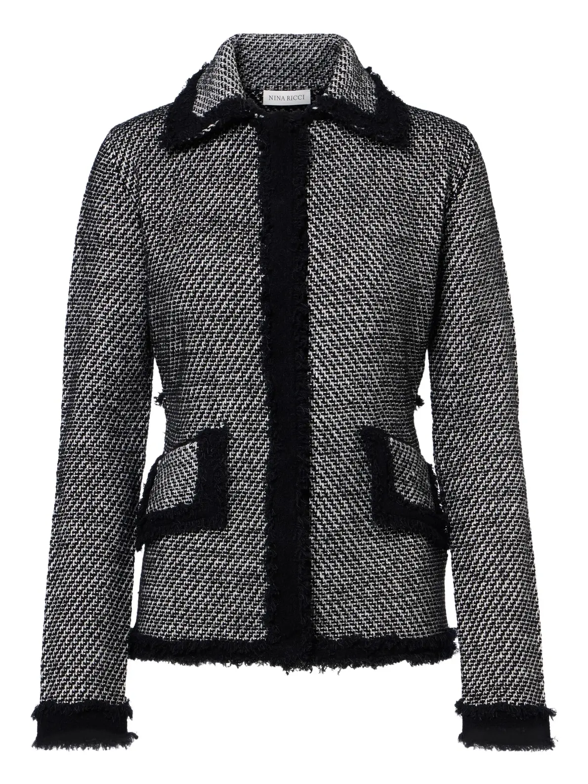 Wool-blend tweed jacket Wool-blend tweed jacket