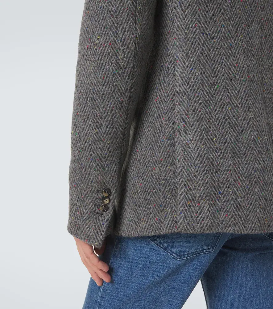 Gabriela Hearst Irving herringbone wool and cashmere jacket | Thumbnail 4 Gabriela Hearst Irving herringbone wool and cashmere jacket | Thumbnail 4