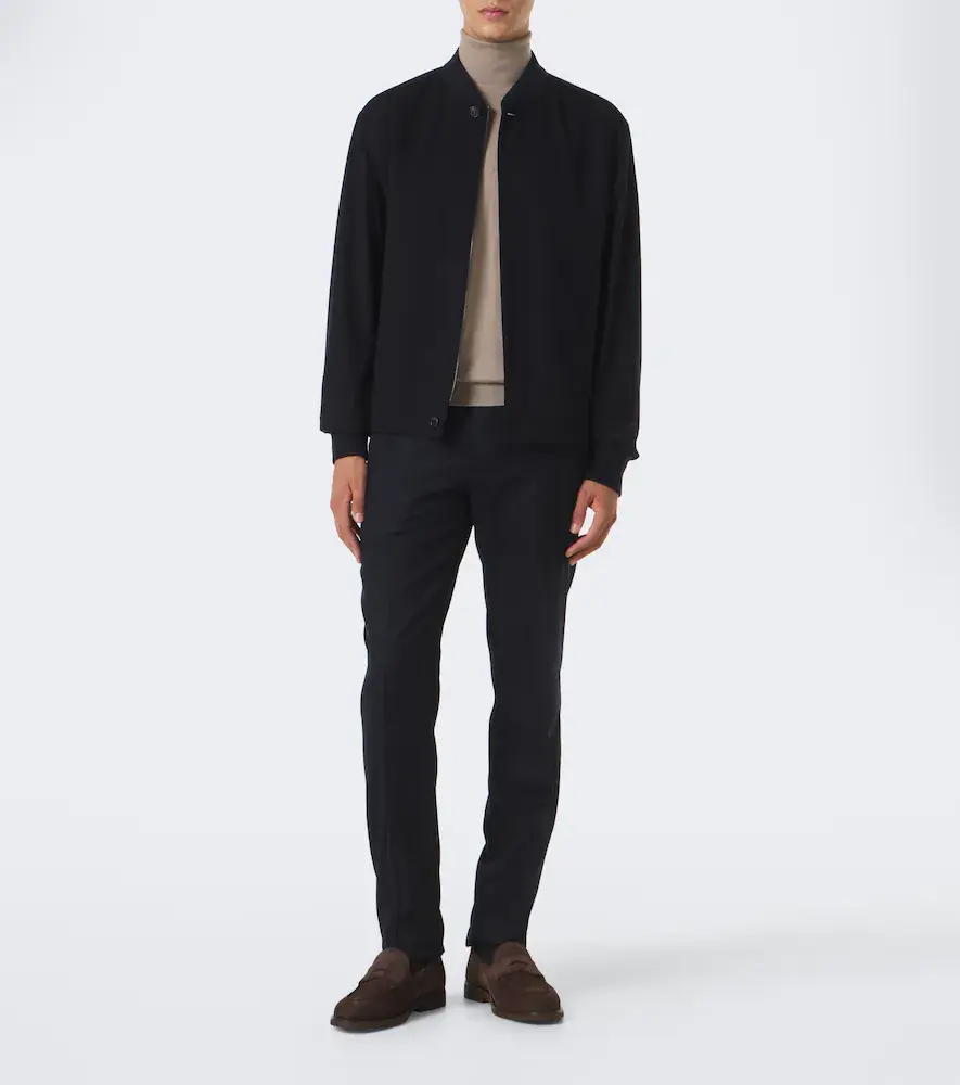Zegna Cashmere bomber jacket | Thumbnail 2 Zegna Cashmere bomber jacket | Thumbnail 2