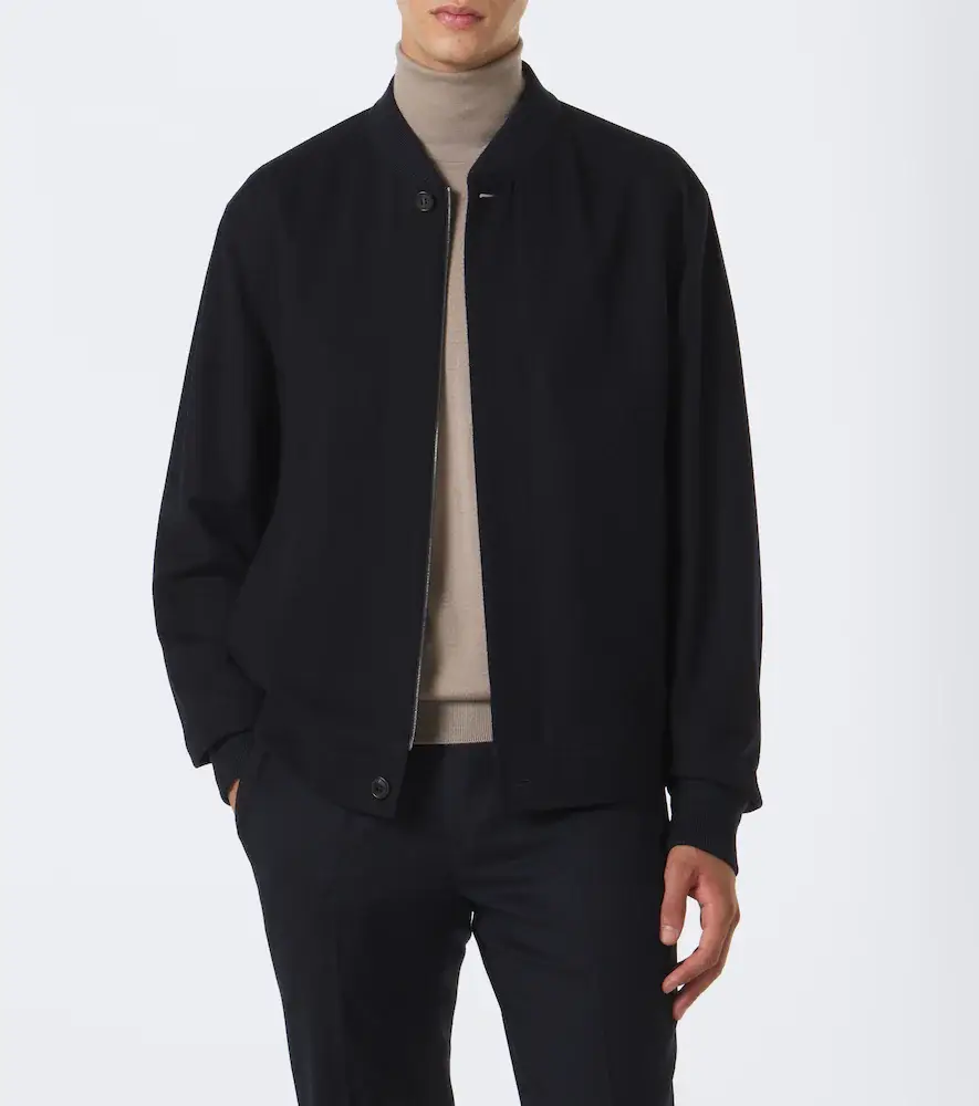 Zegna Cashmere bomber jacket | Thumbnail 4 Zegna Cashmere bomber jacket | Thumbnail 4
