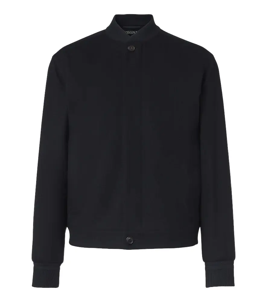 Cashmere bomber jacket