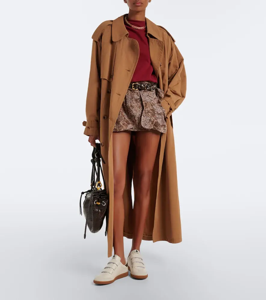 Isabel Marant Beth snake-effect leather sneakers | Thumbnail 5