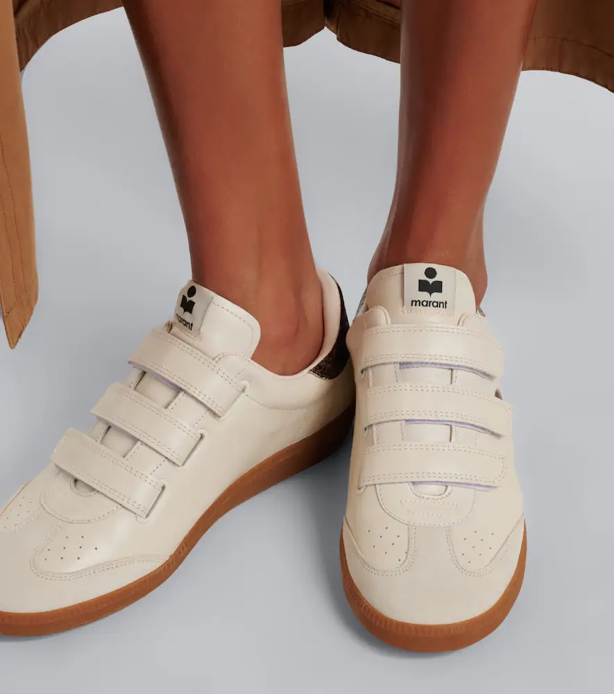Isabel Marant Beth snake-effect leather sneakers | Thumbnail 6