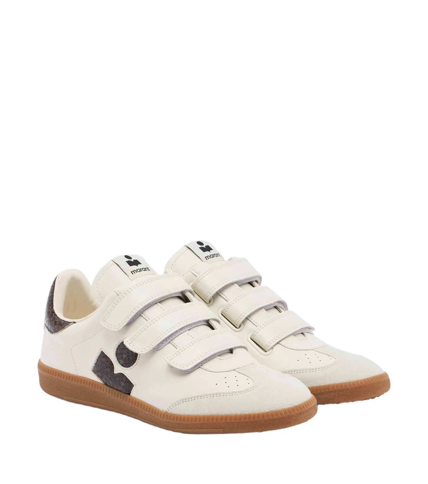 Beth snake-effect leather sneakers Beth snake-effect leather sneakers