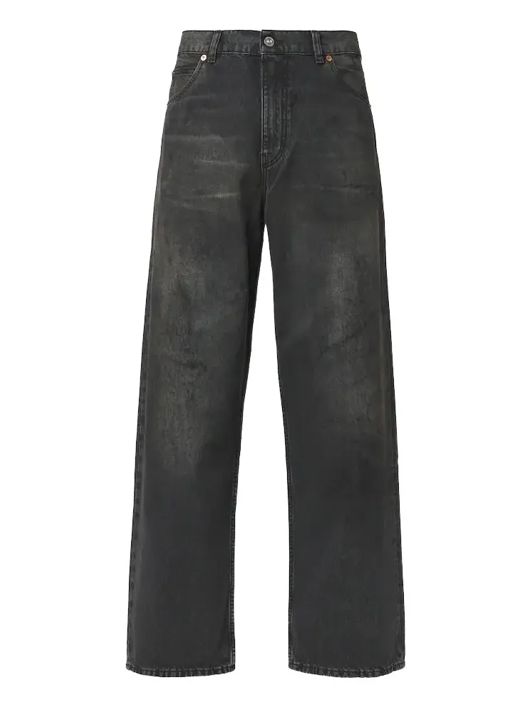 Our Legacy Vast Cut faded wide-leg jeans