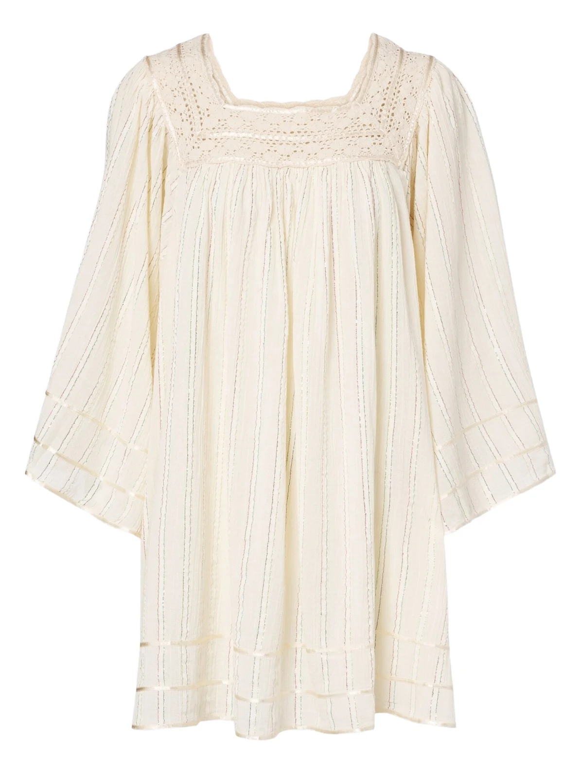 Rixo Estele Lurex cotton-blend kaftan