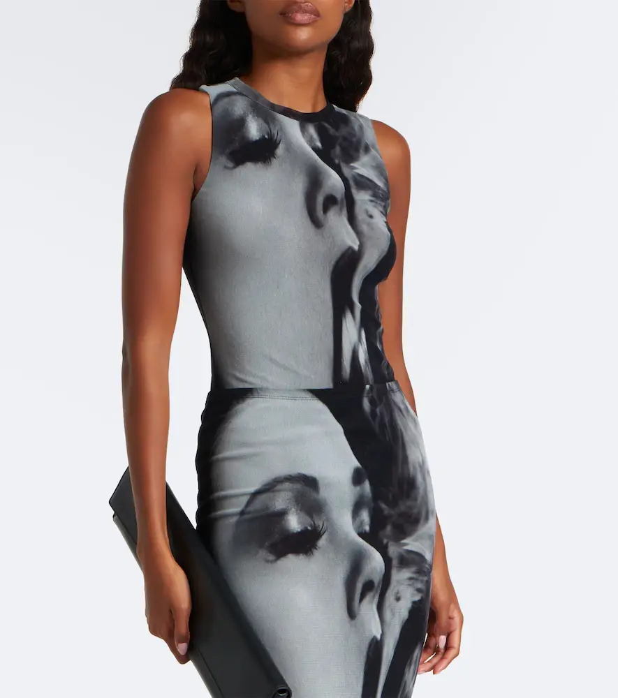 Jean Paul Gaultier Printed bodysuit | Thumbnail 4 Jean Paul Gaultier Printed bodysuit | Thumbnail 4