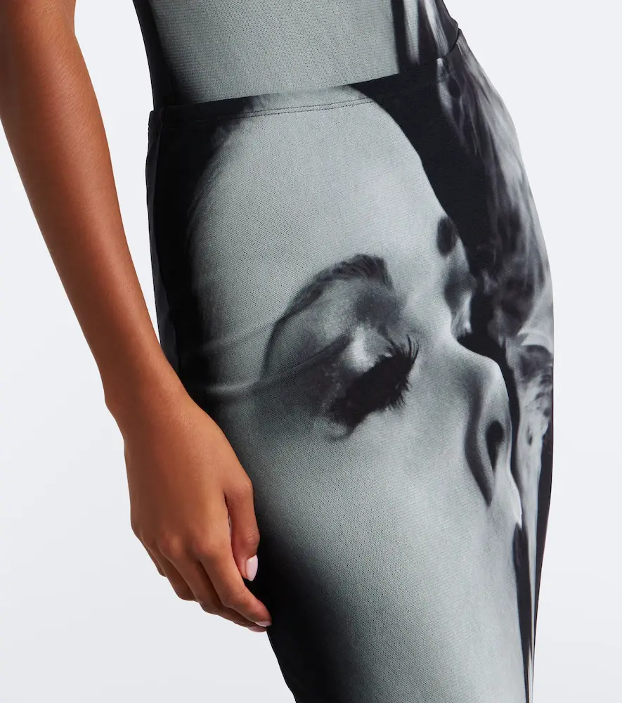 Jean Paul Gaultier Printed mesh midi skirt | Thumbnail 5 Jean Paul Gaultier Printed mesh midi skirt | Thumbnail 5
