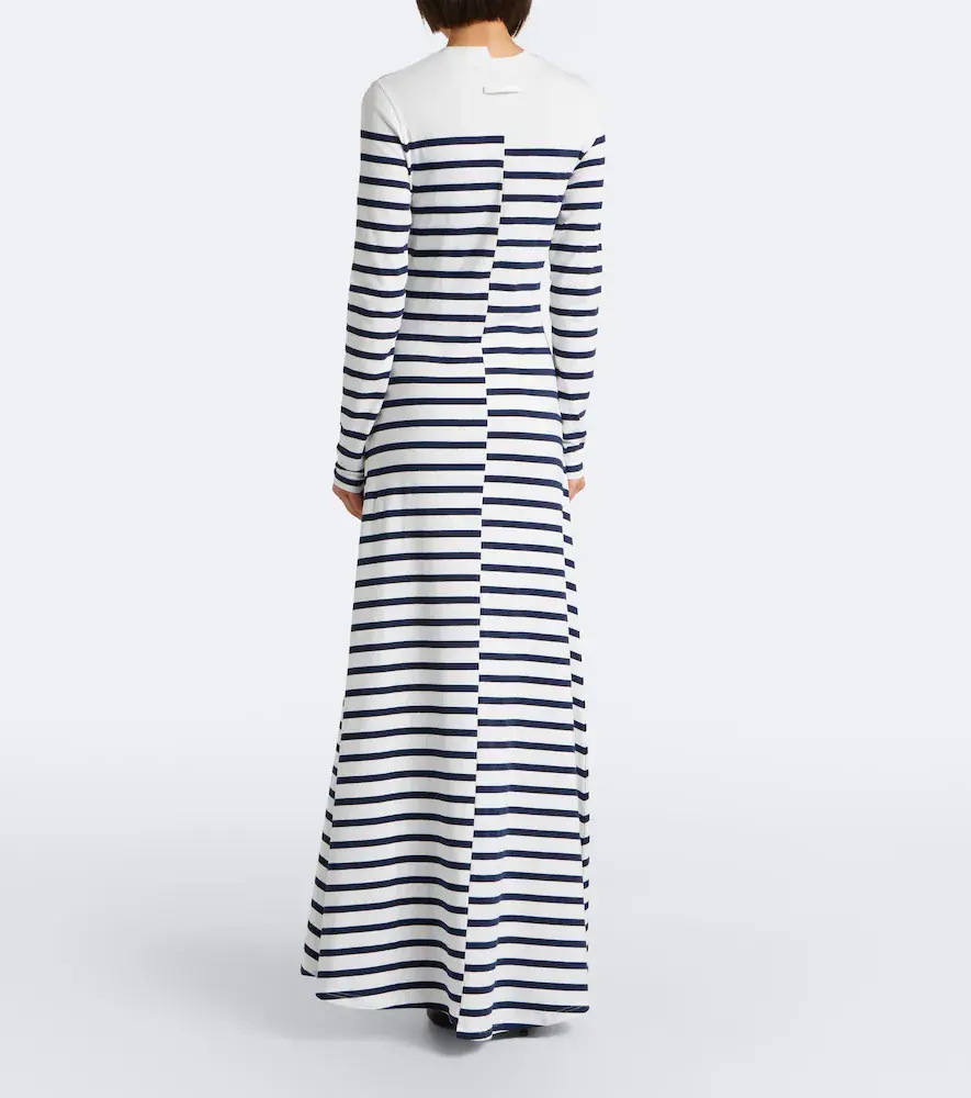 Jean Paul Gaultier Striped cotton-blend jersey maxi dress | Thumbnail 4 Jean Paul Gaultier Striped cotton-blend jersey maxi dress | Thumbnail 4