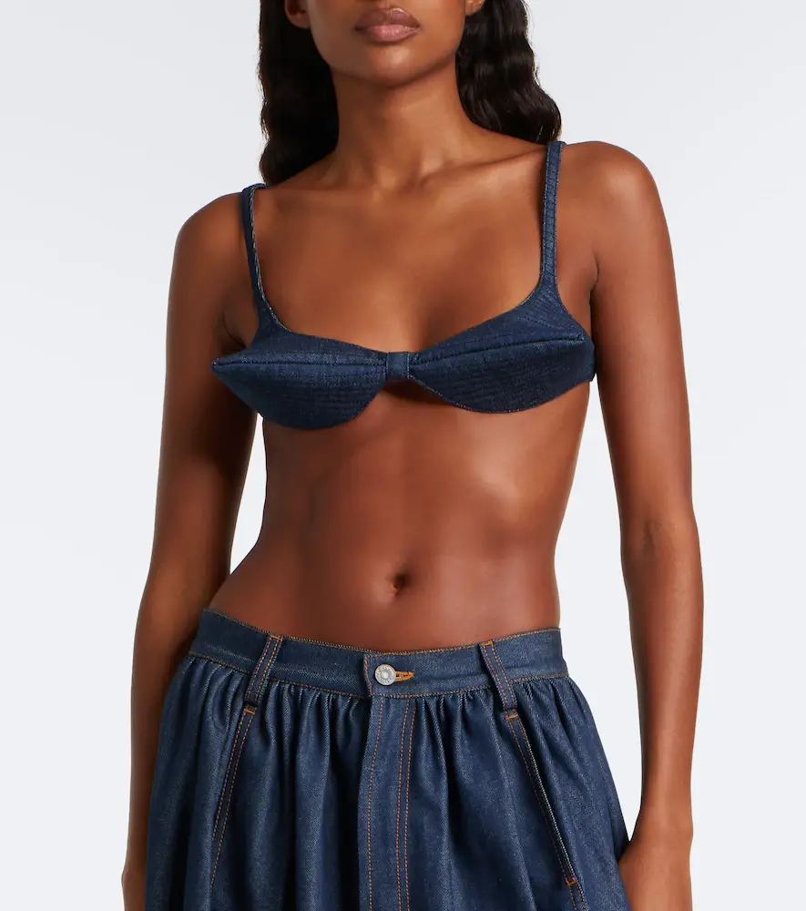 Jean Paul Gaultier Denim bra | Thumbnail 4