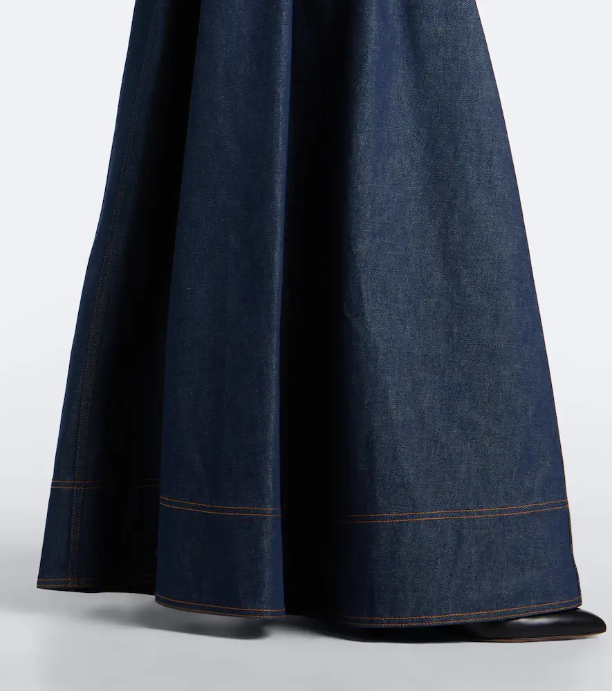 Jean Paul Gaultier Denim maxi skirt | Thumbnail 4