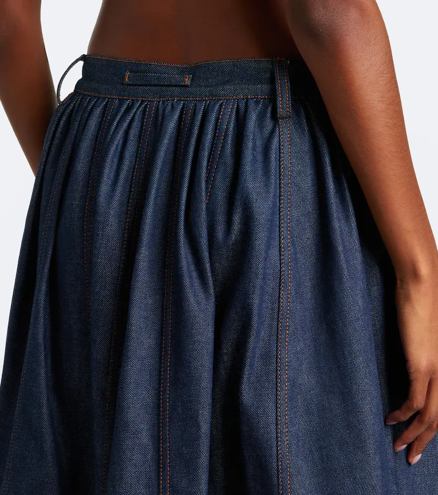 Jean Paul Gaultier Denim maxi skirt | Thumbnail 6