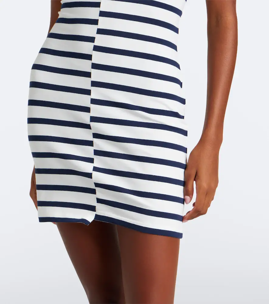 Jean Paul Gaultier Striped cotton-blend jersey minidress | Thumbnail 3 Jean Paul Gaultier Striped cotton-blend jersey minidress | Thumbnail 3