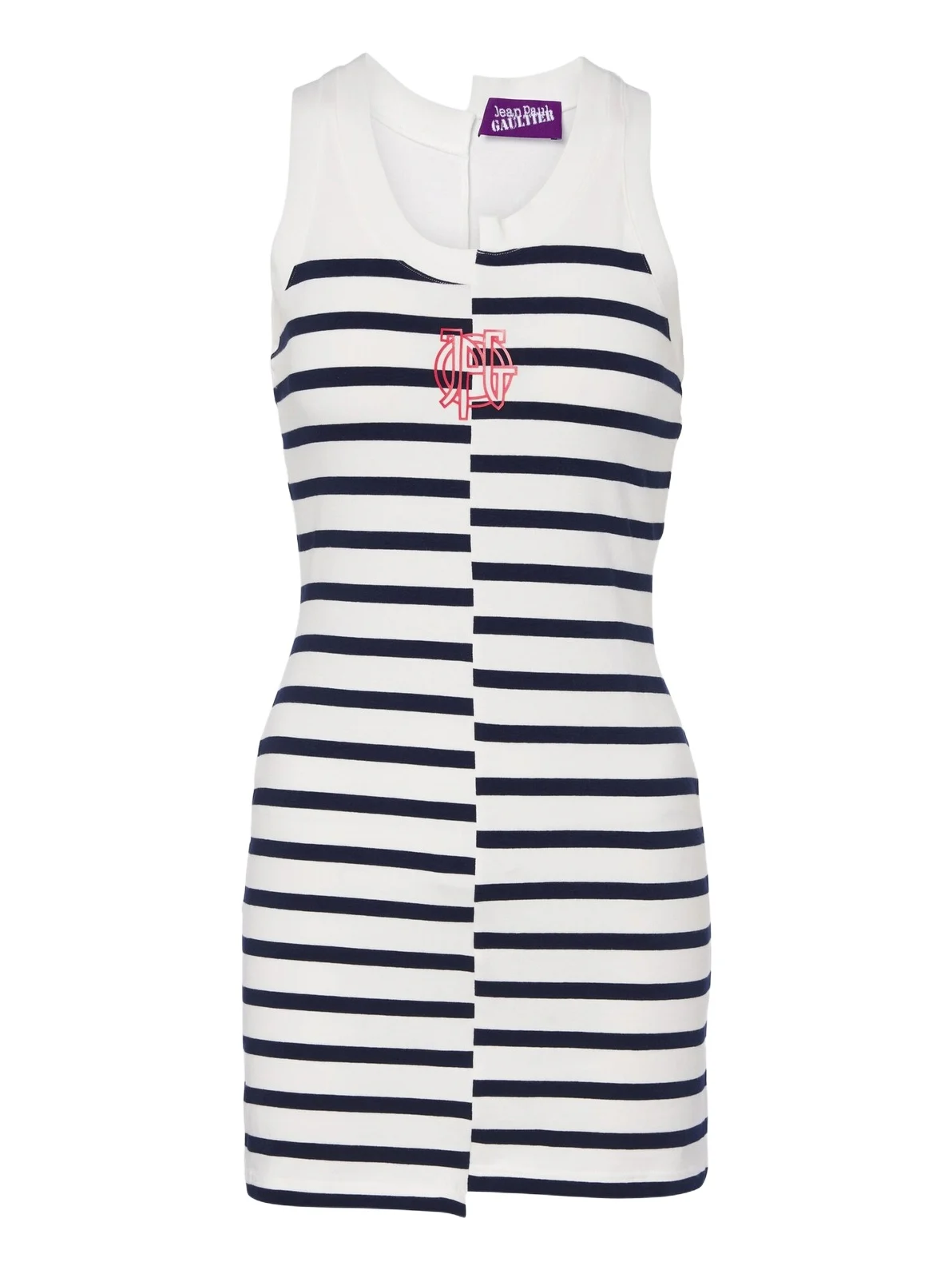 Striped cotton-blend jersey minidress Striped cotton-blend jersey minidress