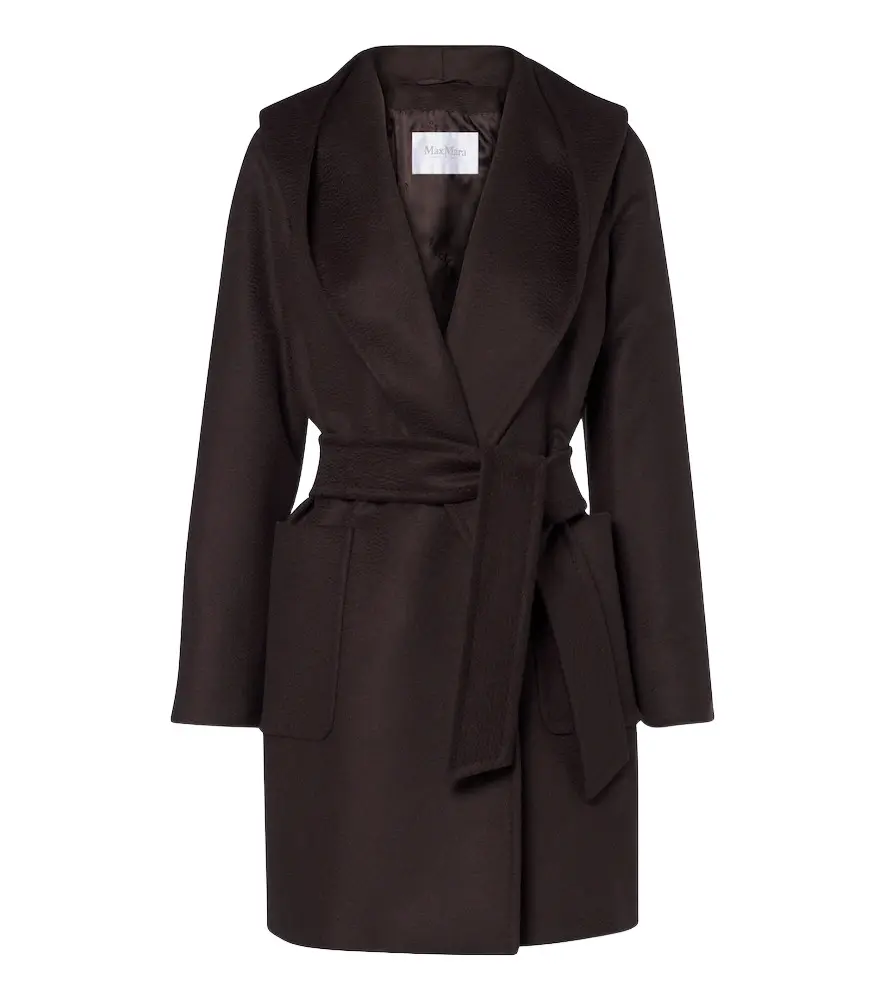Max Mara Camel hair wrap coat