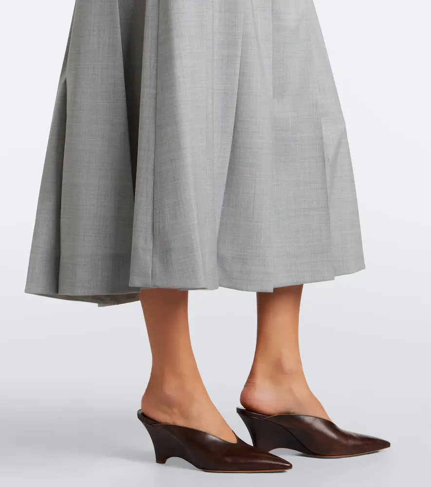 'S Max Mara 'S Max Mara Pleated virgin wool maxi skirt | Thumbnail 3 'S Max Mara 'S Max Mara Pleated virgin wool maxi skirt | Thumbnail 3