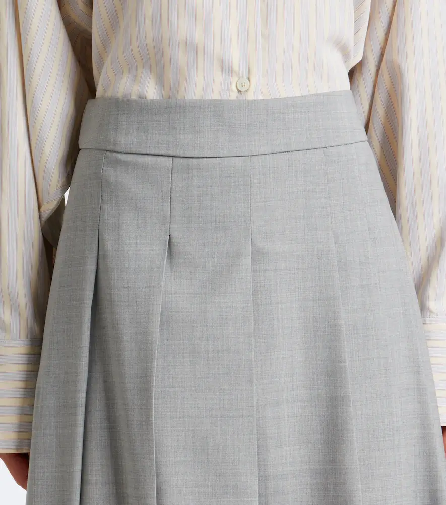 'S Max Mara 'S Max Mara Pleated virgin wool maxi skirt | Thumbnail 6 'S Max Mara 'S Max Mara Pleated virgin wool maxi skirt | Thumbnail 6